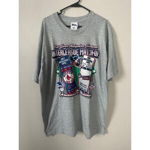 Vintage 1997 Red Sox and Braves MLB T-Shirt - XL